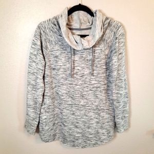 Mossimo Heather Gray Melange Cowl Neck 